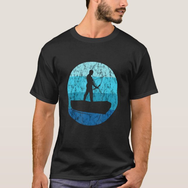 Bogenfischen Bogenfischer Pfeil Fisch Bogenjäger R T-Shirt (Vorderseite)