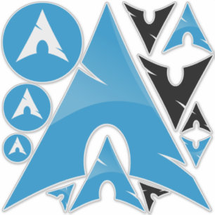 Bogenikonenaufkleber - 12ct aufkleber