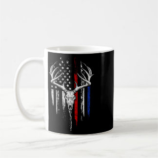 Bogenjagd Amerikanische Flagge Usa Bogen Weißwedel Kaffeetasse