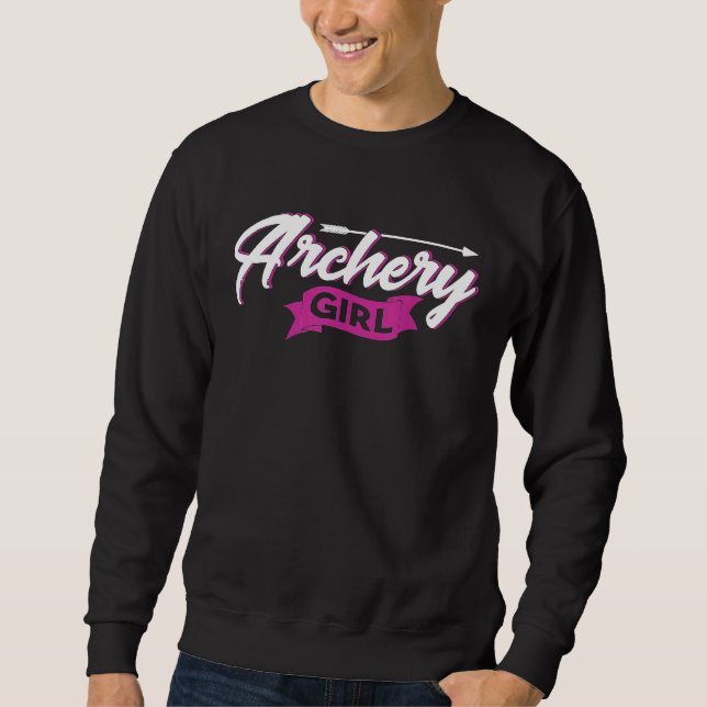 Bogenjagd Lover Athletic Bow Junting Archer Sweatshirt (Vorderseite)