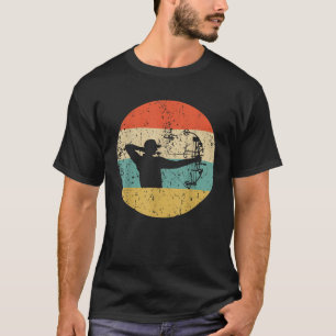Bogenjagd Vintage Retro Bogenschießen T-Shirt