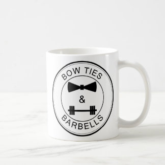 BogenKrawatten-und Barbells-Tasse Kaffeetasse