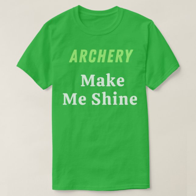 Bogenkunst T-Shirt (Design vorne)