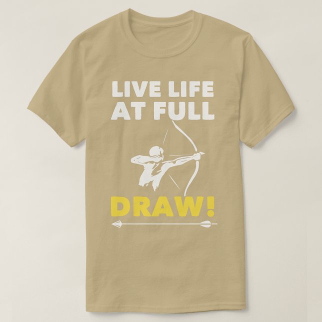Bogenleben im vollen Zeichn (1) T-Shirt (Design vorne)