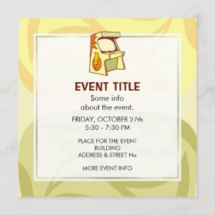 Bogenmaschine Einladung