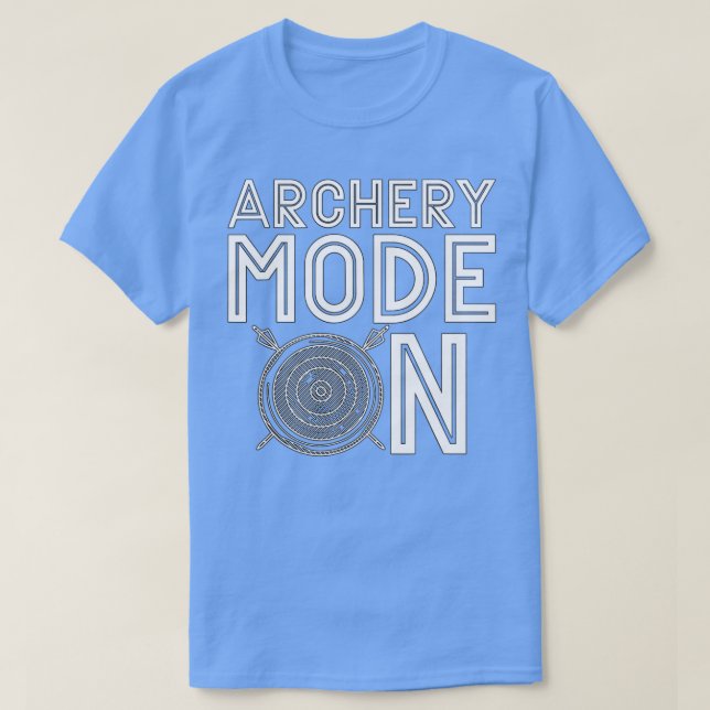 Bogenmodus auf Pfeil Ziel Shooting Sportunti T-Shirt (Design vorne)