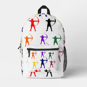 BOGENSCHIESEN BEDRUCKTER RUCKSACK