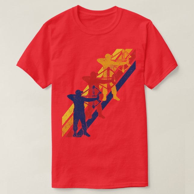 Bogenschießen (28) T-Shirt (Design vorne)