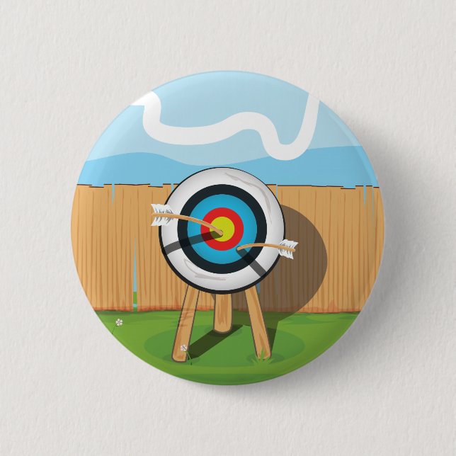 Bogenschießen Button (Vorderseite)