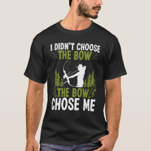 Bogenschießen Der Bogen Wählte Mich Luftboot Fisch T-Shirt