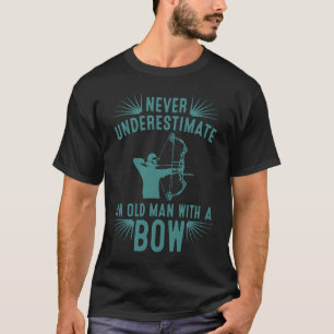 Bogenschießen für Hirschjäger Männer Opa Jagd T-Shirt