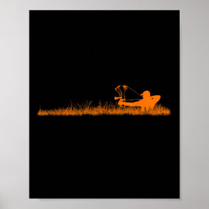 Bogenschiessen Hunter Hirsch Mule Elk Bow Jagdzugr Poster