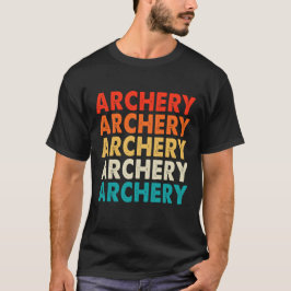 Bogenschießen ist ein Sportgeschenk für Vater T-Shirt