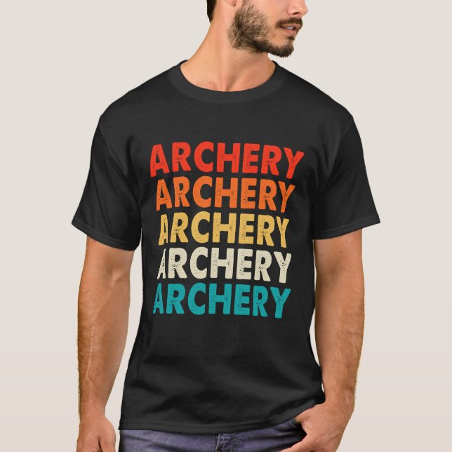 Bogenschießen ist ein Sportgeschenk für Vater T-Shirt (Vorderseite)