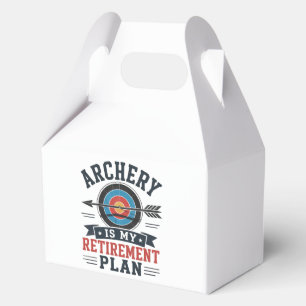 Bogenschießen ist mein Rentenplan Bogenschütze Geschenkschachtel