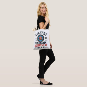 Bogenschießen ist mein Rentenplan Bogenschütze Tasche