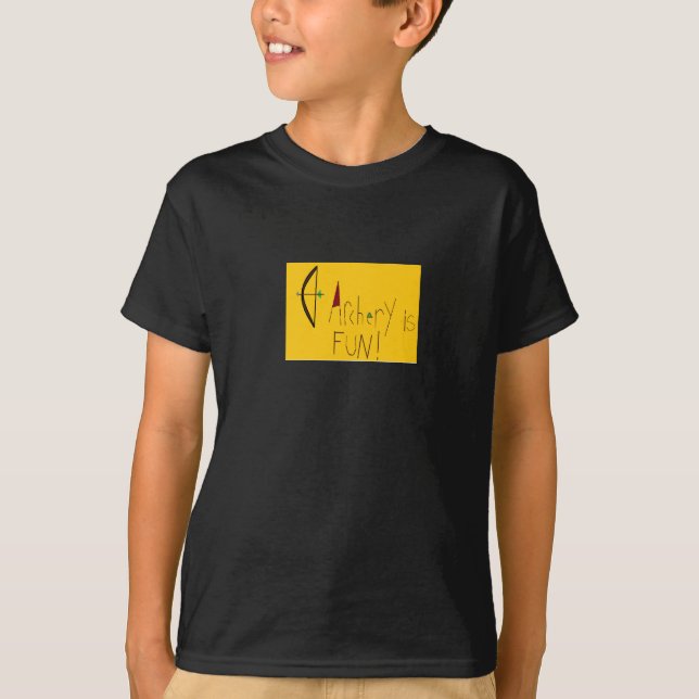 Bogenschießen ist Spaß! T-Shirt (Vorderseite)