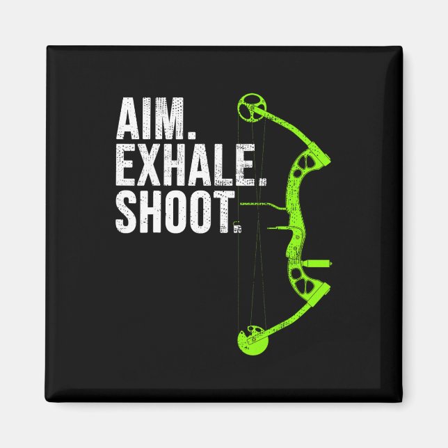 Bogenschiessen Jagd Aim Exhale Shoot Magnet (Vorne)