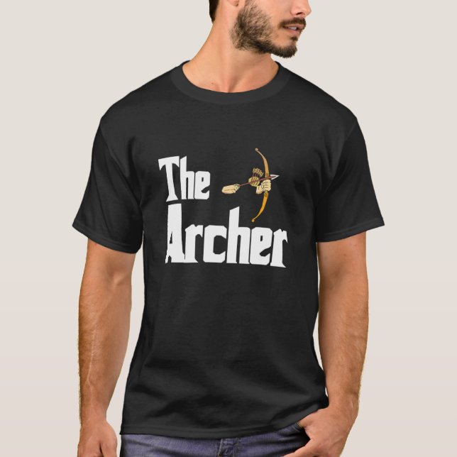 Bogenschießen Männer Shooting Club T-Shirt (Vorderseite)