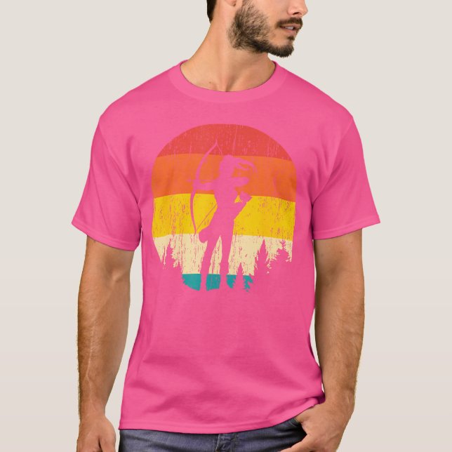Bogenschießen mit Bow Funny Archers Bowman T-Shirt (Vorderseite)