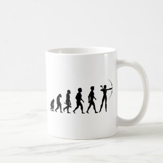 Bogenschießen Pfeil Bogen Bogenschütze Zielscheibe Kaffeetasse