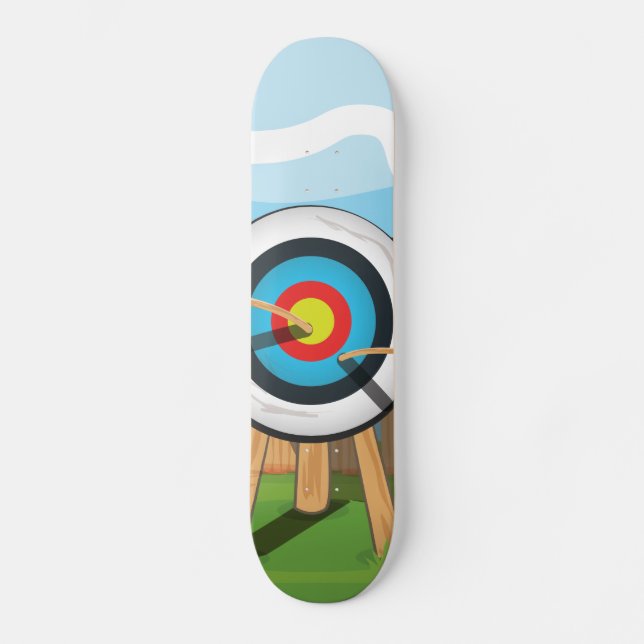 Bogenschießen Skateboard (Vorderseite)