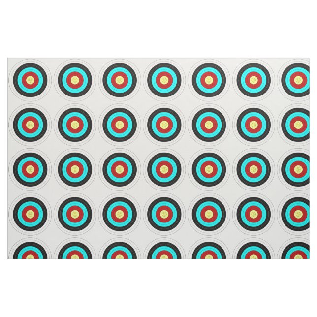 BOGENSCHIESSEN TARGET.png Stoff (Fat Quarter (45,7 x 55,9 cm))