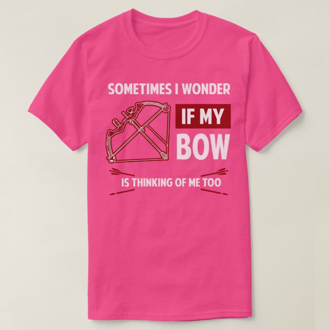 Bogenschießen und Bogenschießen T-Shirt (Design vorne)