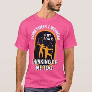 Bogenschießen und Bogenschießen T-Shirt