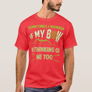 Bogenschießen und Bogenschießen T-Shirt