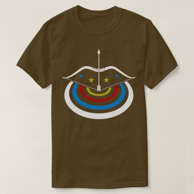 Bogenschießen und Bogenschießen T-Shirt (Design vorne)