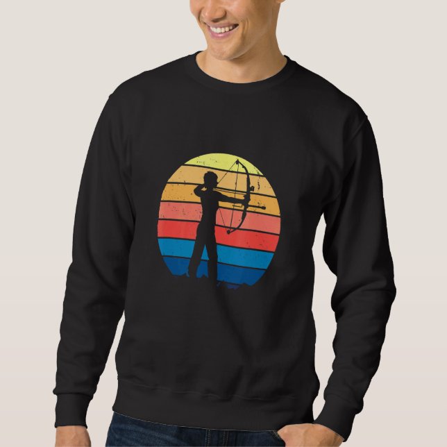Bogenschießen von Bogenschießen Sweatshirt (Vorderseite)