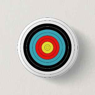 Bogenschießen-Ziel-Button Button