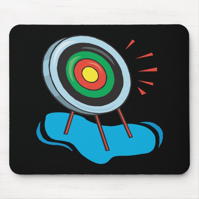 Bogenschießen-Ziel Mousepad (Vorne)
