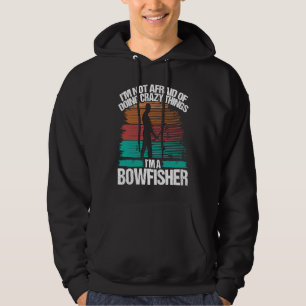 Bogenschießfischer Bogenschütze Bogenschütze Bogen Hoodie