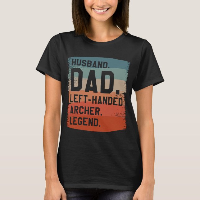 Bogenschießschießschießen für Handschuhe, Verlasse T-Shirt (Vorderseite)