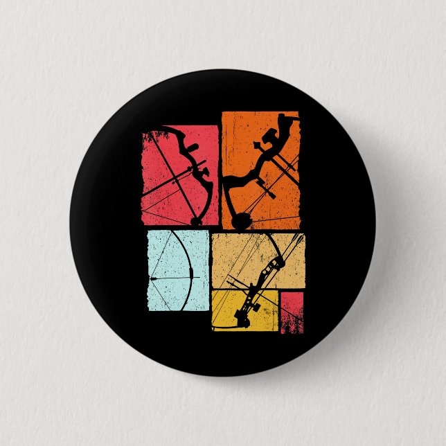 Bogenschießsport Button (Vorderseite)