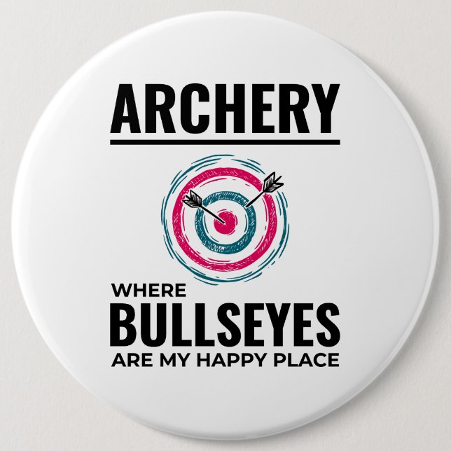 Bogenschießspuren Button (Vorderseite)