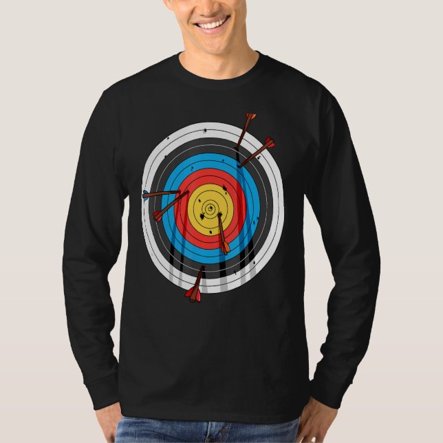 Bogenschiff Bogenschießen Arrows Bow Jagen T-Shirt (Vorderseite)