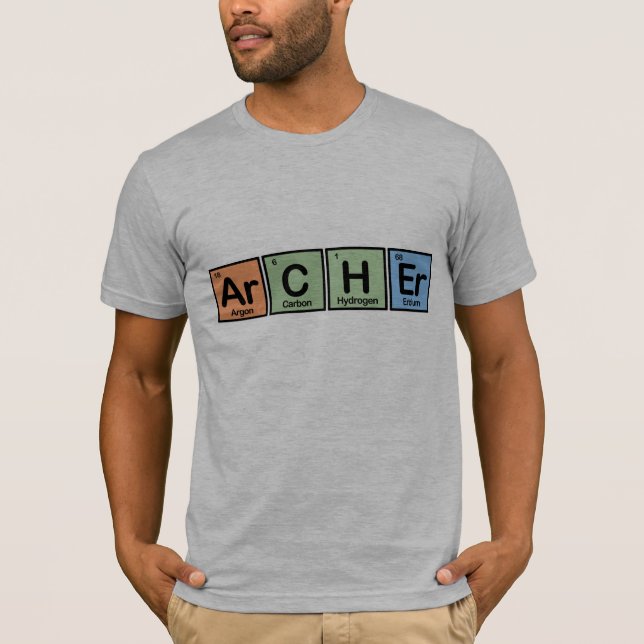 Bogenschütze machte von den Elementen T-Shirt (Vorderseite)
