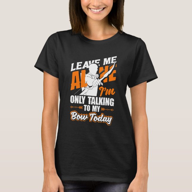 Bogenschütze Pfeile Bogen Jagd T-Shirt (Vorderseite)