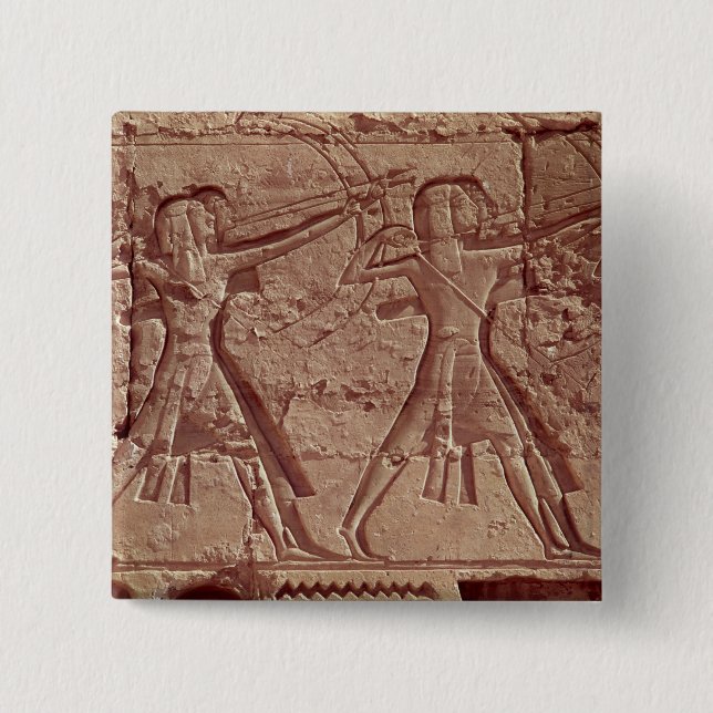 Bogenschützen, Detail von der Jagd von Ramesses Button (Vorderseite)