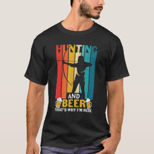 Bogenschützen jagen und Bier deshalb bin ich T-Shirt
