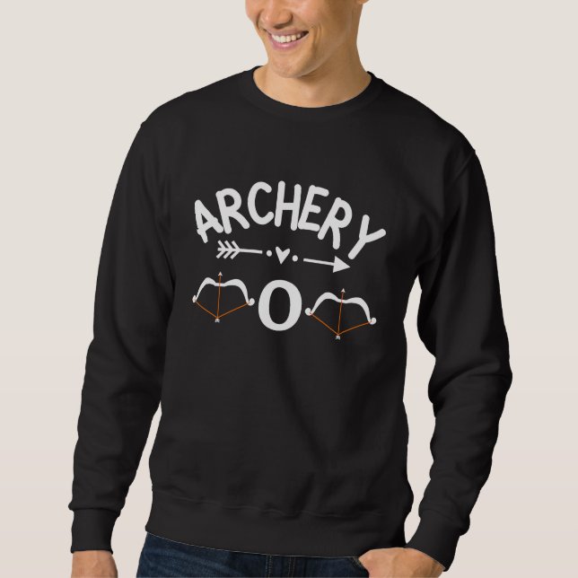 Bogenschützen-Mama Bogenschütze Bogen Pfeil Mutter Sweatshirt (Vorderseite)