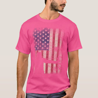 Bogenschützenjäger der amerikanischen Fahne Men Ar T-Shirt