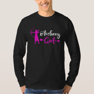 Bogenschützin Bogen und Pfeil Schießen Bogenschütz T-Shirt