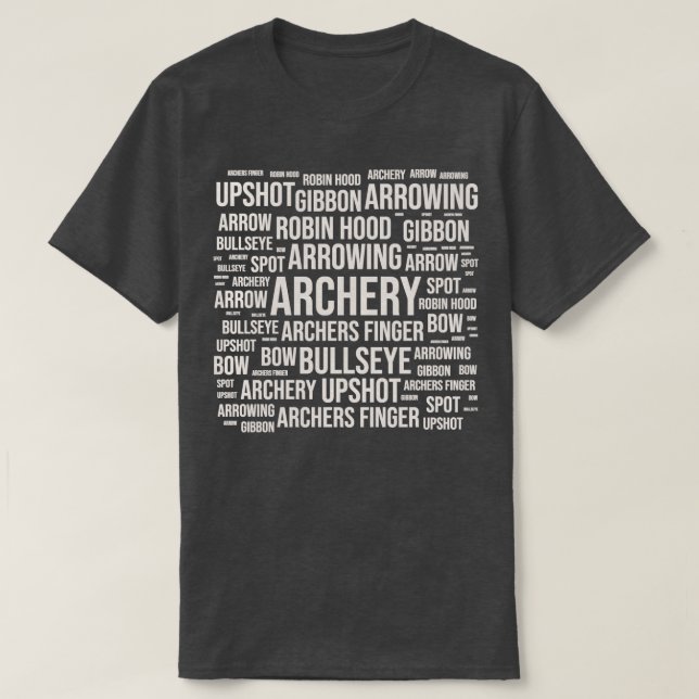 Bogensportgeschenke T-Shirt (Design vorne)
