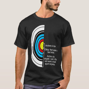 Bogenverbindung Bow Archery Joke Jagd Jagd Arr T-Shirt
