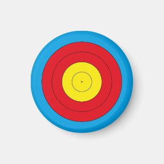 Bogenziel für wiederkehrenden Bogen (FITA 20 cm) Magnet