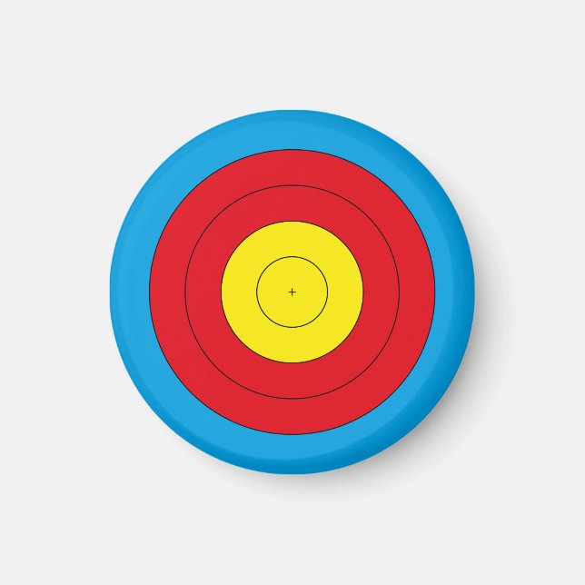 Bogenziel für wiederkehrenden Bogen (FITA 20 cm) Magnet (Vorne)